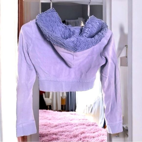 Limited Too l Little Girl’s Zip-up Fuzzy Hoodie, Jacket l Lavender l M l EUC - Picture 6 of 11
